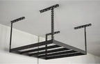 Klutch Overhead Garage Storage Rack — Adjustable Height, 48in.L x 48in.D x 23–37in.H