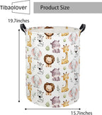 Animal Baby Laundry Basket Kids Hamper Animal Toy Storage Bin for Boys Room Decor Baby Nursery Hamper Gift Baskets for Bedroom Bathroom(Lovely Animal)