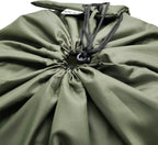 Laundry Bag Backpack, 27” x 34”Sturdy Laundry Bag with Shoulder Straps Drawstring Closure Heavy Duty Foldable Laundry Backpack for College, Travel, Laundromat, Apartment (Army Green)