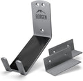 Borgen Bike Wall Mount Pedal Hook for E-Bikes, MTB & Road - Bicycle Wall Mount with Support Brackets and Wall Protection Pads, Suitable as Bike Rack Garage Bike Storage Shed and Bicycle Storage Indoor