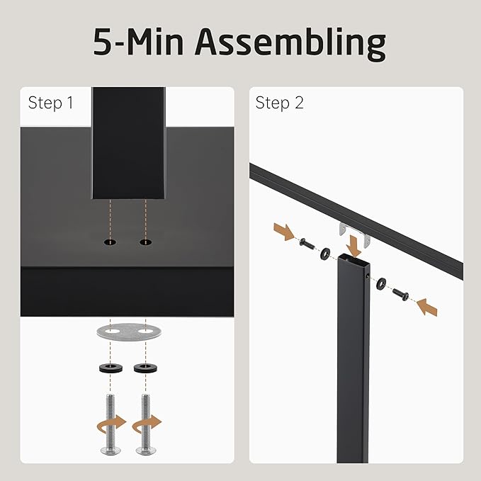 KES Free Standing Towel Rack Bathroom, Standing Towel Rack Floor with Weighted Base 2-Tier, Double Bath Towel Holder 18/8 Stainless Steel Matte Black, BTH231-BK