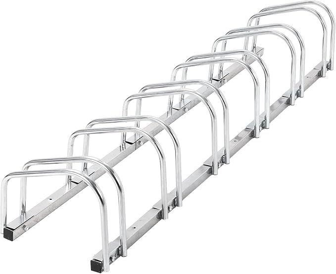 Freestanding Bike Floor Stand, Heavy Duty Bicycle Parking Rack for Garage Home Indoor Outdoor, Bike Storage Organizer Fits 22-28 Inch Wheels & 2.2 Inch Tire Width