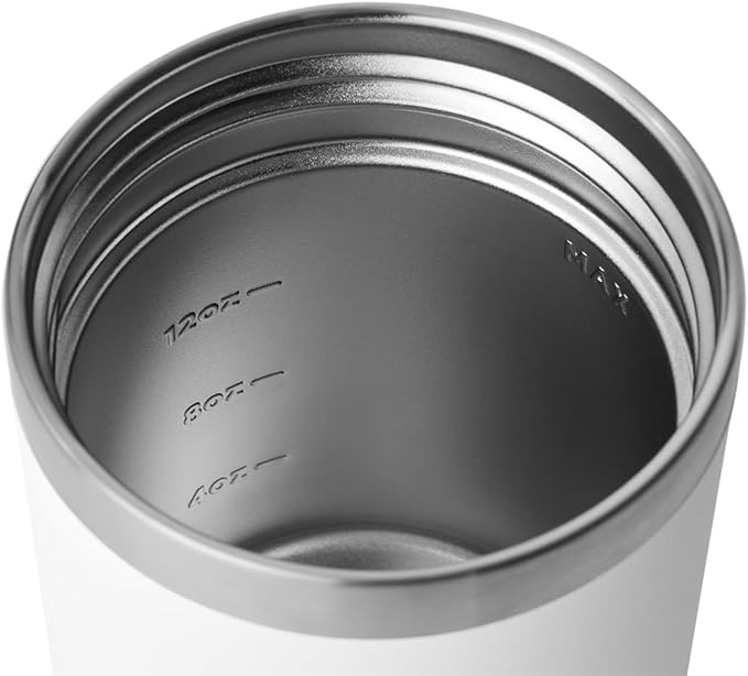 YETI Rambler 16 oz Food Jar, Vacuum Insulated, Stainless Steel, With Airtight Lid, White