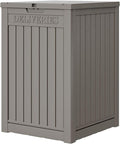 Package Delivery Box for Outside, 48 Gallon Storage with Lockable Secure, Large Double Wall Resin Outdoor Package Delivery Waterproof Deck