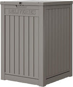 Package Delivery Box for Outside, 48 Gallon Storage with Lockable Secure, Large Double Wall Resin Outdoor Package Delivery Waterproof Deck