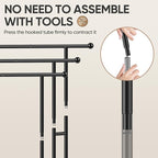 HAITRAL 42" H Standing Towel Rack, 3 Tiers Towel Holder with Basket, Bathroom Freestanding Towel Rack with 360° Anti-Skid Wheels, Multi-Use for Towel, Blanket, Clothes, Indoor/Outdoor (Black)