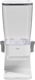 OXO Good Grips Countertop Cereal Dispenser, Clear/White (Pack of 2)
