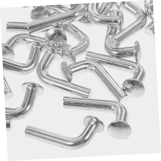 50pcs Heavy Duty Pallet Rack Safety Clips 8mm J Clips for Warehouse Storage Zinc-Plated for Pallet Racking Accessories
