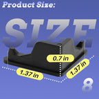 Post Inserts Connectors - PP Plastic, Injection Molded, Sturdy Support - Black, 8 Post Caps, Compatible with Whalen and Costco 5 Shelf Shelving Unit