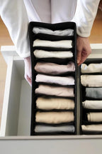 Fabric Drawer Organizer – Foldable Cloth Storage Box for Clothes, Closet, and Dresser Organization (Medium)