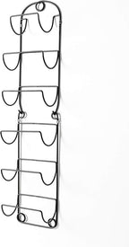 Towel Racks for Bathroom Wall Mounted Metal Wine Rack Towel Shelf Towel Holder for Bath Black