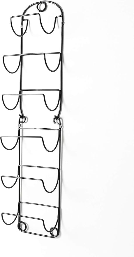 Towel Racks for Bathroom Wall Mounted Metal Wine Rack Towel Shelf Towel Holder for Bath Black
