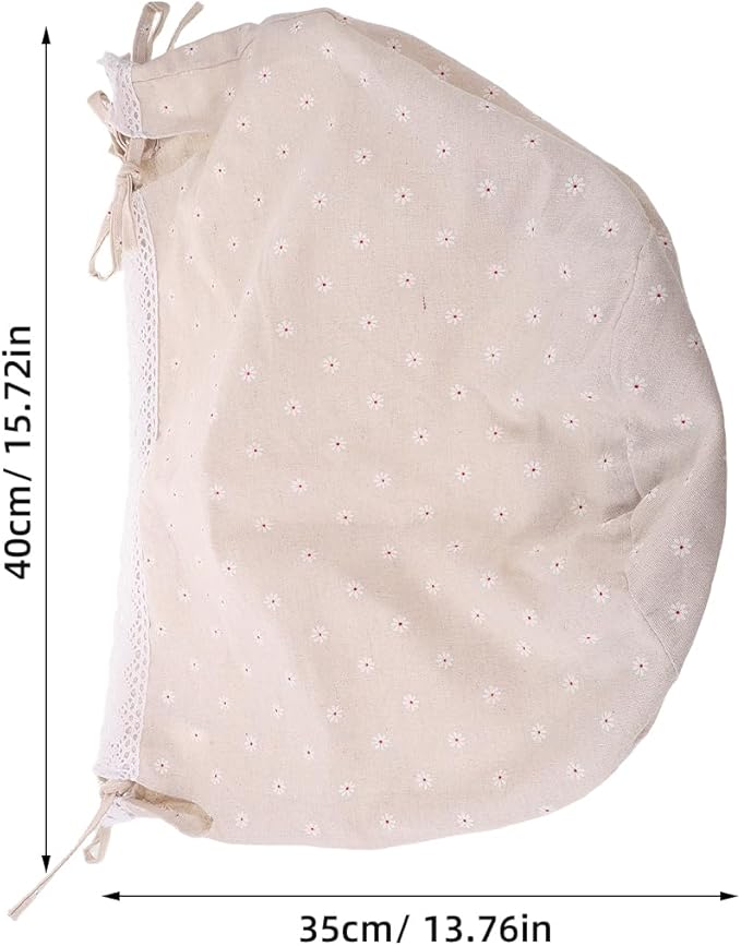 Removable Laundry Basket Liner Washable Cloth Insert Cover for Home Decor and Seasonal Parties Accessories - Brown
