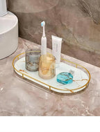 Gold Storage Rack, Bathroom Table Shelf, Perfume Tray, Beautiful Appearance, Super Capacity, Complete Your Daily Storage (QS-20-1) (QS-20)