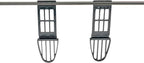 Household Essentials Multi Tier Stainless Steel Laundry Drying Rack with T Bar and Two Side Wings, Silver