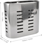 Fdit Household Wall Mount Utensil Drying Racks,Cooking Utensil Holder Flatware Hanging Organizer Drying Racks with Hollow Design for Spoons Knives Forks Chopsticks