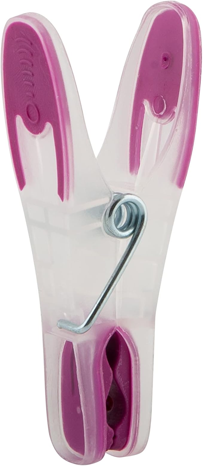 Soft Grip Clothespins | Lightweight | Super Strong | Ergonomic Design | Rust Resistant | Laundry Accessories | Assorted