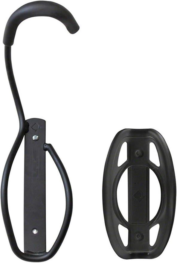 Delta Cycle Leonardo Bike Rack Garage Wall Mount Storage, Elegant Vertical Hanger Hook Design Provides Easy Bicycle Storage Access, Bike Wall Mount Rack Holds Any Bike Up to 40 lbs, Fat Tire Option