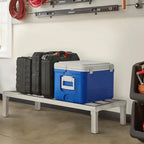 VEVOR Aluminum Dunnage Rack, 36” x 20” Commercial Food Floor Rack, 8” Off the Floor, 1800 lbs Capacity All-Welded Aluminum Storage, for Storage in Restaurants, Kitchens, Garages and Vehicles