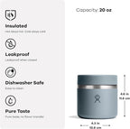 Hydro Flask Food Jar – Insulated Stainless Steel, Snack Travel Container for Hot Food & Soup 12 Oz Supernova Purple
