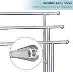 40" Tall Freestanding Towel Racks for Bathroom, 3 Tier Floor Towel Rack with Storage Basket, Blanket Ladder Drying and Display Rack for Large Bath & Hand Towel Outdoor Poolside