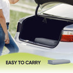 ADVANCE OUTDOOR 10x20 ft Carport Replacement Door with Zippers Tarp, Heavy-Duty Waterproof & UV Protected, Easy Installation with Ball Bungees, Sliver Gray, One Door Only