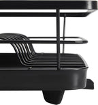 Dish Drying Rack 3 Piece Dish Drainer with Drainboard Set for Kitchen Counter – Kitchen Dish Rack with Removable Utensil Holder & Swivel Spout for Countertop – DishRack for Plates, Cups & Organization