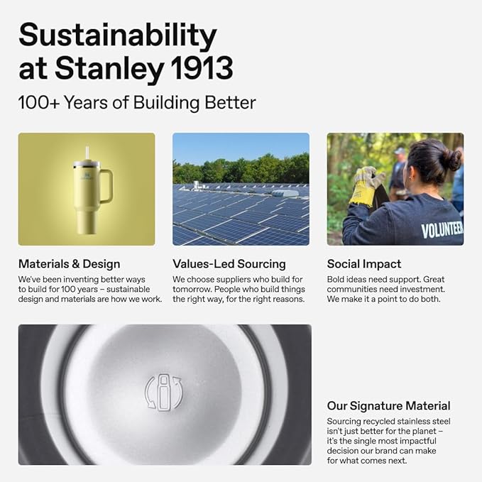 STANLEY Classic Food Jar and Spork | Vacuum Insulated Food Container | Wide Mouth Screw On Lid | Packable for Travel | Stainless Steel with Leakproof Lid | BPA-Free