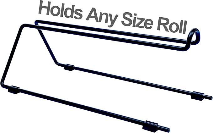Horizontal Countertop Paper Towel Holder (Black)
