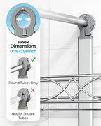 ODesign 2 Tier Stainless Steel Anodized Aluminum,Height-Adjustable Rustproof Shower Caddy Hanging Anti-Swing-Over The Shower Head Caddy-Bathroom Showe r Storage Organizer With Soap Box Holder- Sliver