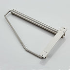 Folding Wall Mounted Clothes Hanger Rack Clothes Hook Solid Brass with Swing Arm Holder Clothing Hanging System Closet Storage Organizer Heavy Duty Drying Rack Wall Mount,Brushed Nickel