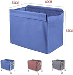 Laundry Cart Basket Replacement Liner - Waterproof Removable Oxford Cloth Liner for Commercial Use, Large Capacity for Laundry and Hotel Cleaning