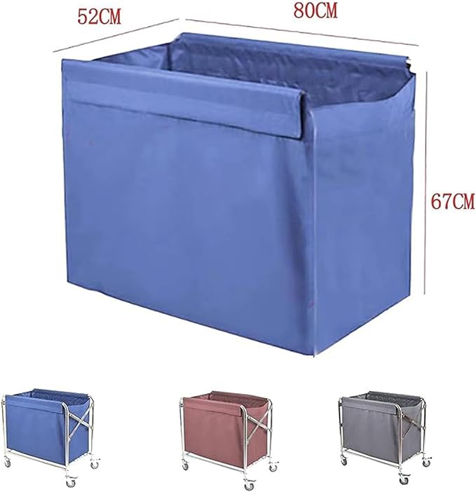 Laundry Cart Basket Replacement Liner - Waterproof Removable Oxford Cloth Liner for Commercial Use, Large Capacity for Laundry and Hotel Cleaning