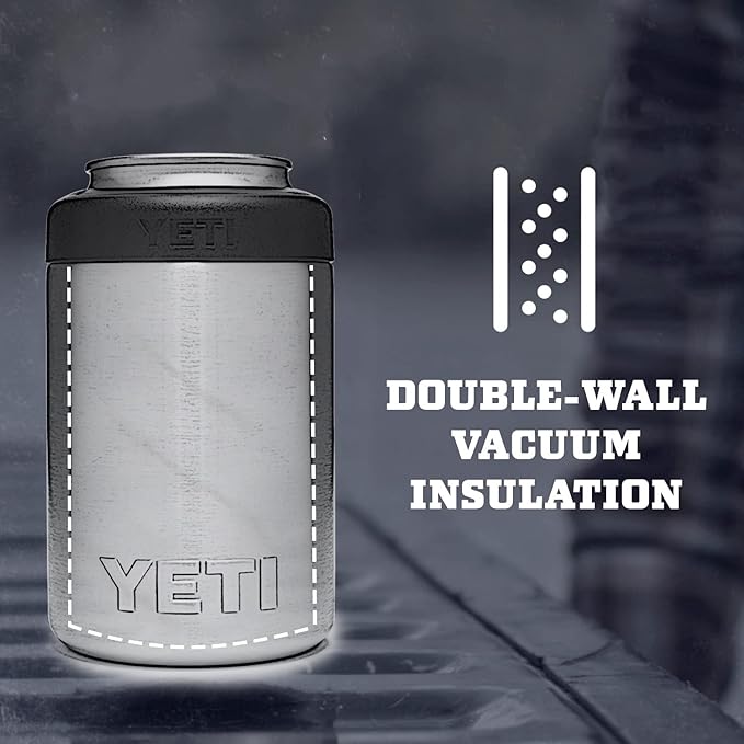 YETI Rambler 12 oz. Colster Can Insulator for Standard Size Cans, Nordic Blue