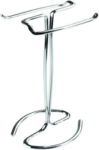 iDesign Metal Hand Towel Rack, The Axis Collection – Holds 2 Hand Towels, 7.75” x 6.25” x 13.5”, Chrome