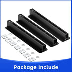 3 Pack Overhead Storage Bin Rack, Ceiling Racks for Utility Bins Organization, Heavy Duty Rack Ceiling Garage Storage for Supports Most Bins Container (for 2 Bins, Bins are not included)