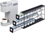 FlagShip K Cup Holder Drawer 3 Tier Coffee Pod Holder for K Pod Save Space Countertop Kitchen (24 Pods Capacity)