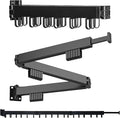 Foldable Wall-Mounted Clothes Drying Rack – Space-Saving Heavy-Duty Laundry Hanger with 18 Hooks for Small Apartments & Indoor Outdoor Use