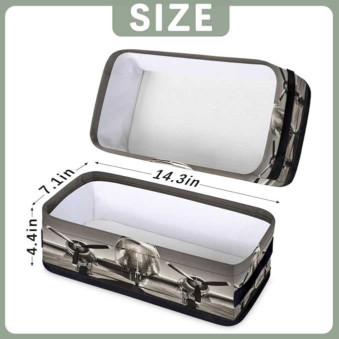 Retro Airplane Pattern Bathroom Storage Baskets Waterproof Bathroom Counter Organizer Decorative Toilet Paper Storage Basket for Organizing for Bathroom Living Room Decor