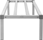 VEVOR Aluminum Dunnage Rack, 60” x 20” Commercial Food Floor Rack, 12” Off the Floor, 1000 lbs Capacity All-Welded Aluminum Storage Rack, for Storage in Restaurants, Kitchens, Garages and Vehicles