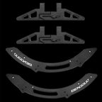 Bike Stand Floor Rack, Universal Adjustable Bicycle Parking Stand for Home/Garage/Garden, Mountain, Road, MTB, E-Bike, Scooter, 30-80mm Wide Bicycle Tires (Black)