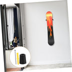 BESPORTBLE 1set Vertical Ski Wall Rack Storage for Skis Snowboards Space-Saving Design Sturdy Wall Mount Bracket Includes Screws for Easy Installation