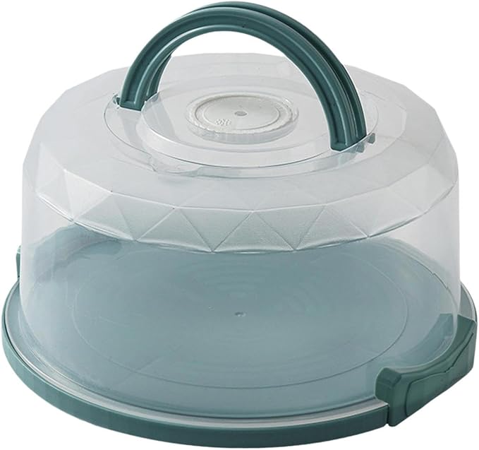 Cake Carrier with Cover and Handle 8 inch Cake Cake Box Dustproof Cake Carry Container Cupcake Holder for Parties Dishes
