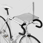 Delta Cycle 2 Bike Rack Garage - Foldable Bicycle Wall Mount Hanger with Storage Shelf Holds Up to 65 lbs