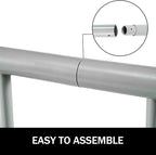 BestEquip 111" Length Floor Bike Rack, 9 Holders All-Steel Grid Bike Rack, Single-Side Storage Stand for Garages Streets Yards