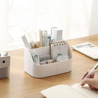Desk Organizer Remote Control Holder Makeup Caddy Box for Home & Office