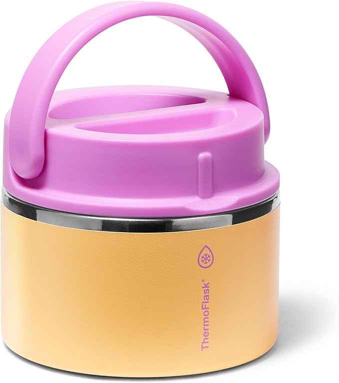 ThermoFlask 12 oz Double Wall Insulated Food Jar, Candy Oasis
