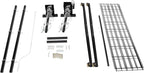 Garage Lifting Storage Rack, 300lbs Adjustable Overhead Garage Storage Rack Heavy-duty 4x4 FT Garages Ceiling Storage Lift Max. Adjustable Height 79in (Matte Black 300Lbs)
