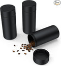 Portable Metal Aluminum Food Storage Jar 3-Pack,Airtight,Smell,Proof,Container, Metal Waterproof Small Bottle Multipurpose Container Spices Container