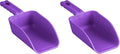 Vikan Remco 63008 Color-Coded Plastic Hand Scoop - BPA-Free Food-Safe Kitchen Utensils, Restaurant and Food Service Supplies, 16 oz, Purple (Pack of 2)